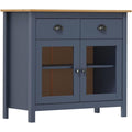 Sideboard mit Holzoptik und Glastueren
