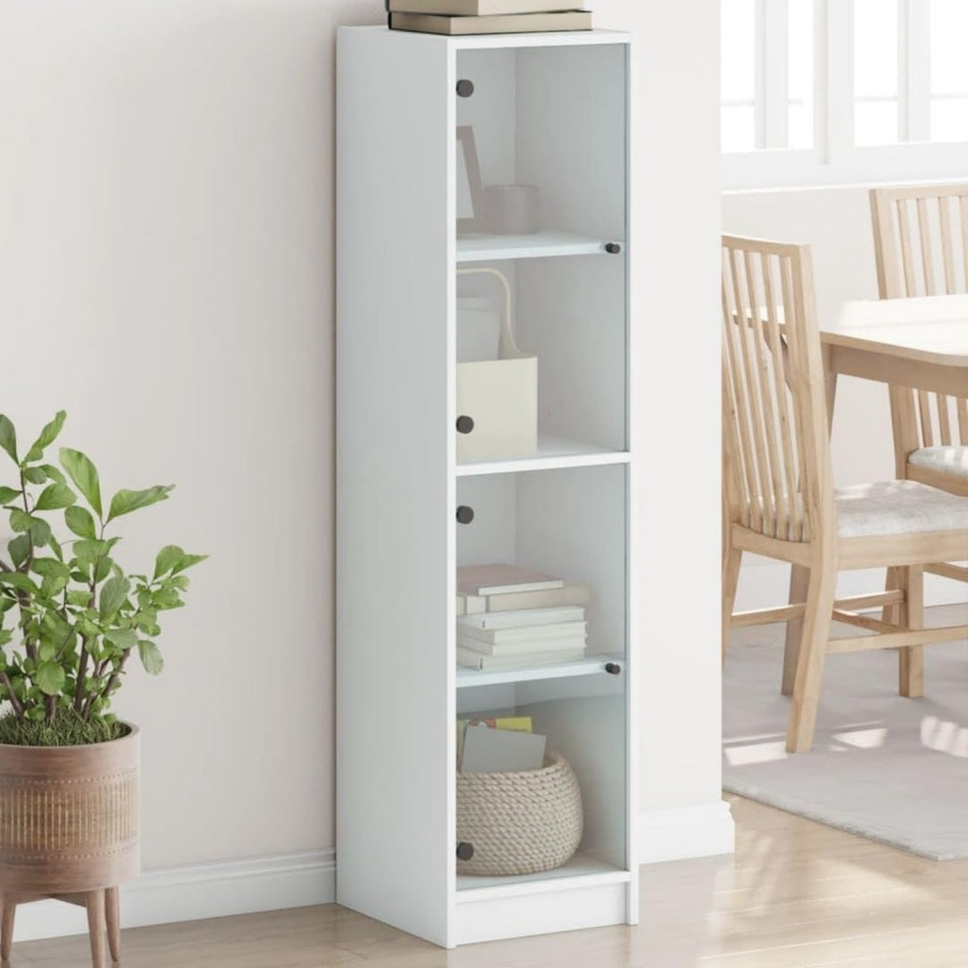 Hochschrank mit den Massen 35 x 37 x 142 cm in Weiss