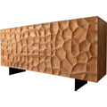 Sideboard mit Wandmontage, grifflosen Fronten und sanft schliessenden Fronten