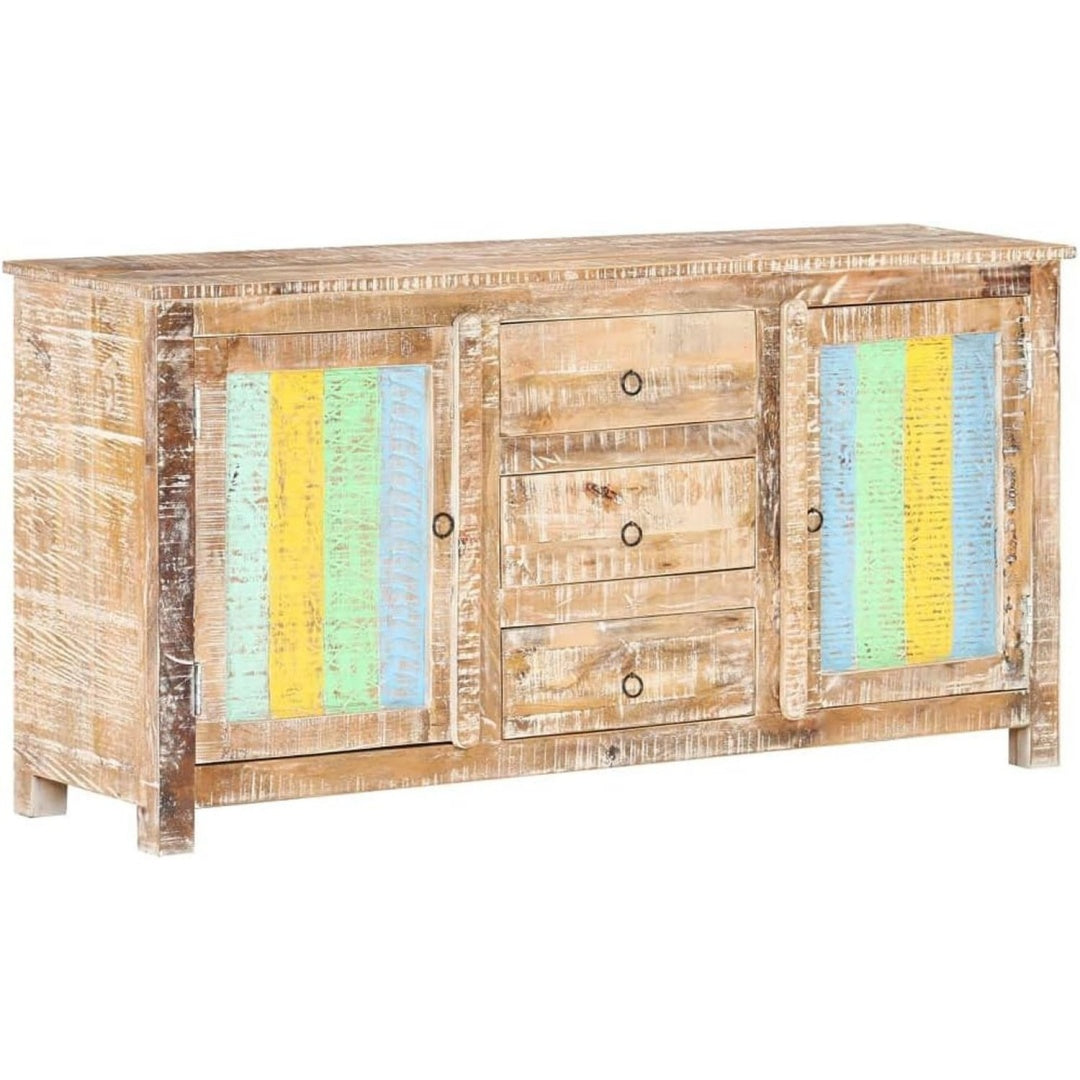3 Schubladen treffen auf Holzoptik an dem Sideboard