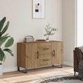 Sideboard aus Holzwerkstoff und Metall in Eichenbraun