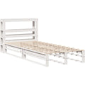 Bettgestell mit den Massen 75 x 190 cm in Weiss