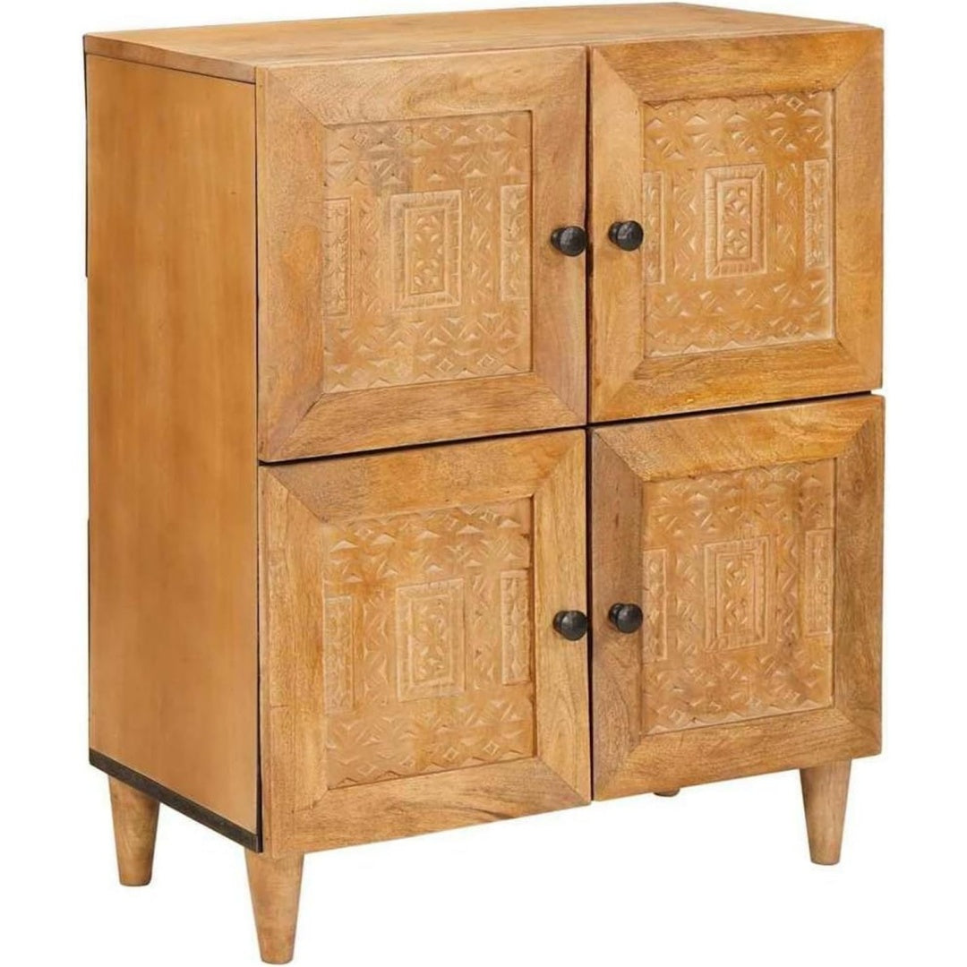 Sideboard aus Massivholz mit 4 Tueren