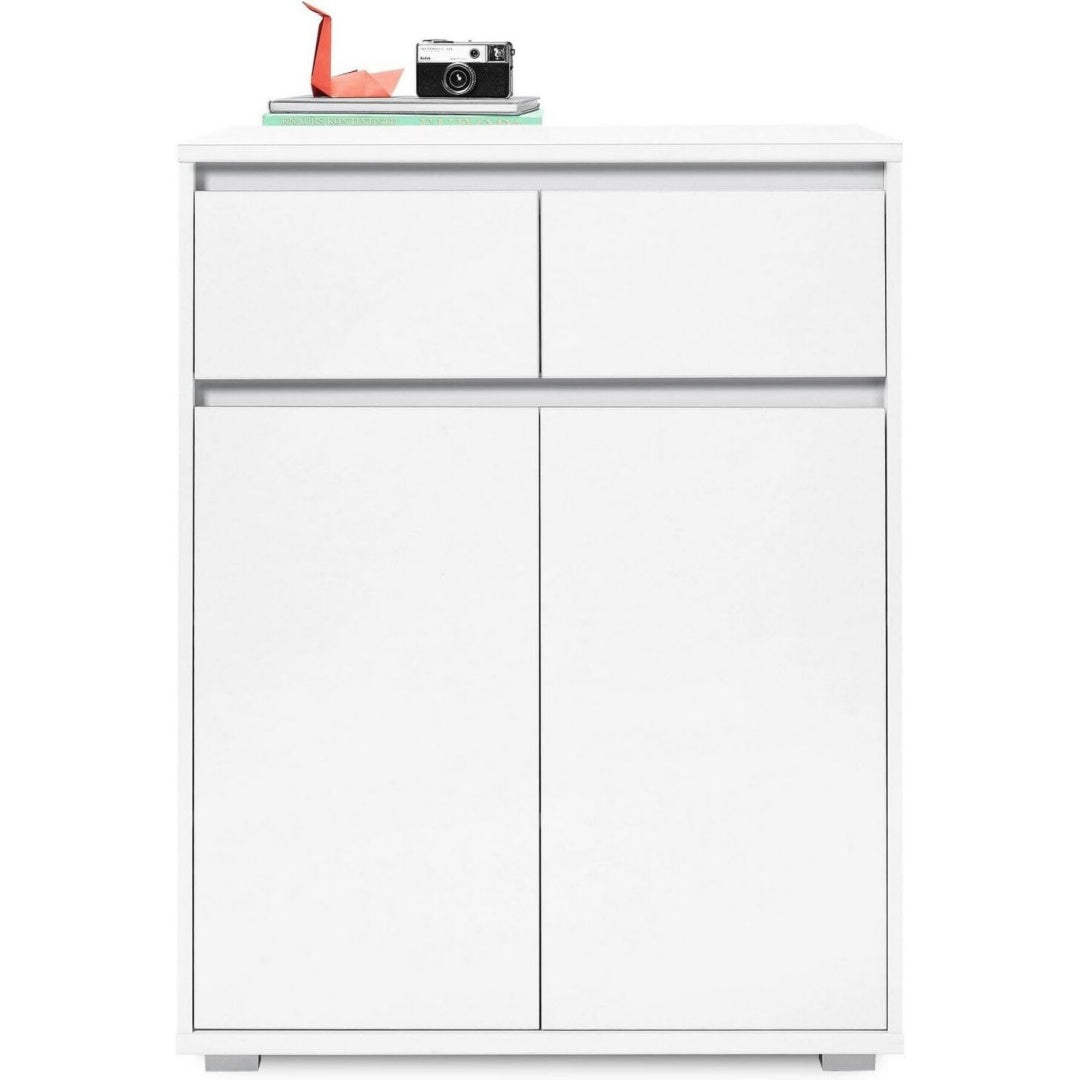 Sideboard mit 2 Schubladen und beschichteten Flaechen