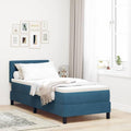 Das Boxspringbett verbindet seine Form mit Stoff