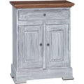 Sideboard mit 2 Tueren, Schubladen und Holzoptik