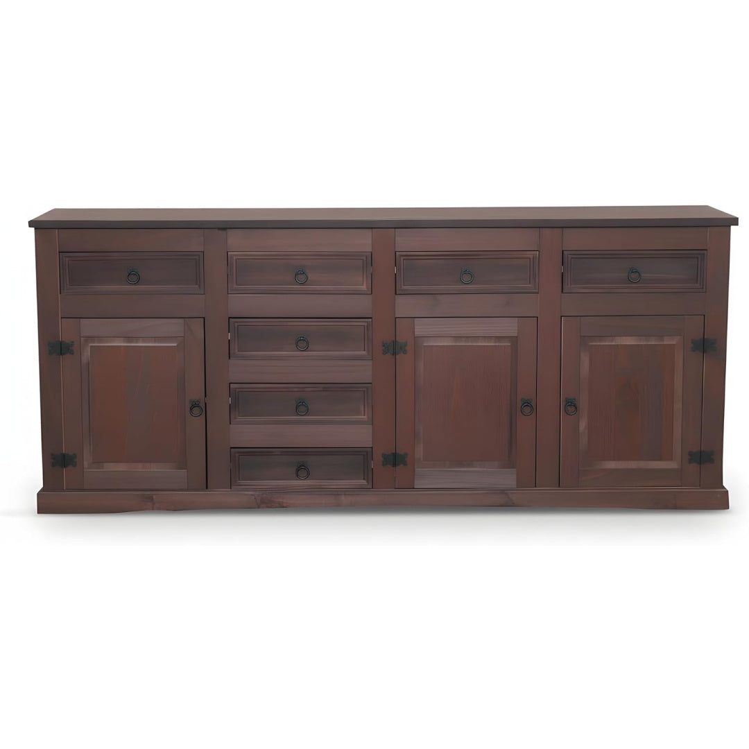 Das Sideboard setzt auf 7 Schubladen