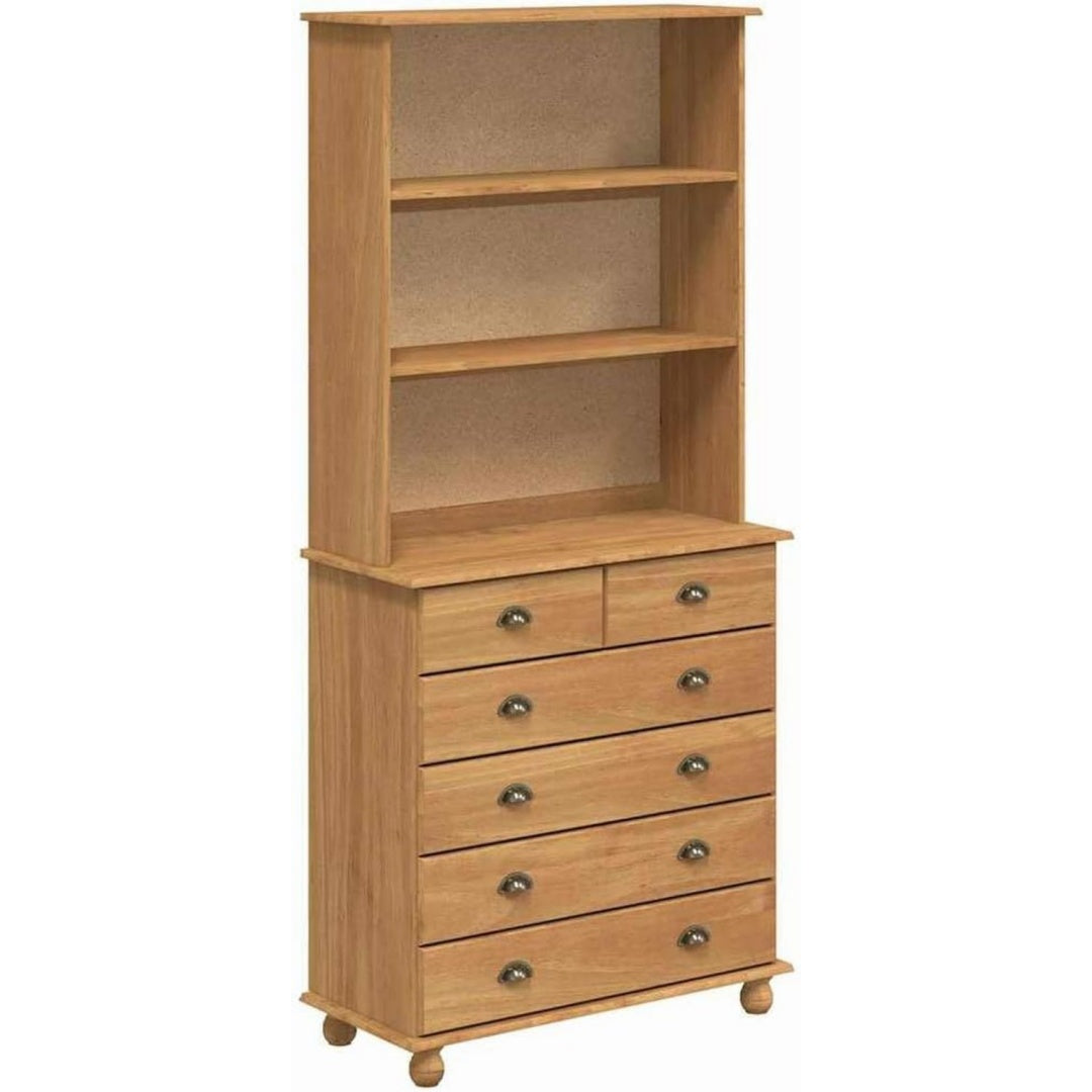 Sideboard verbindet Holzoptik und offene Ablagen