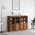 Das Sideboard nimmt mit 145 x 37 x 100 cm Gestalt an