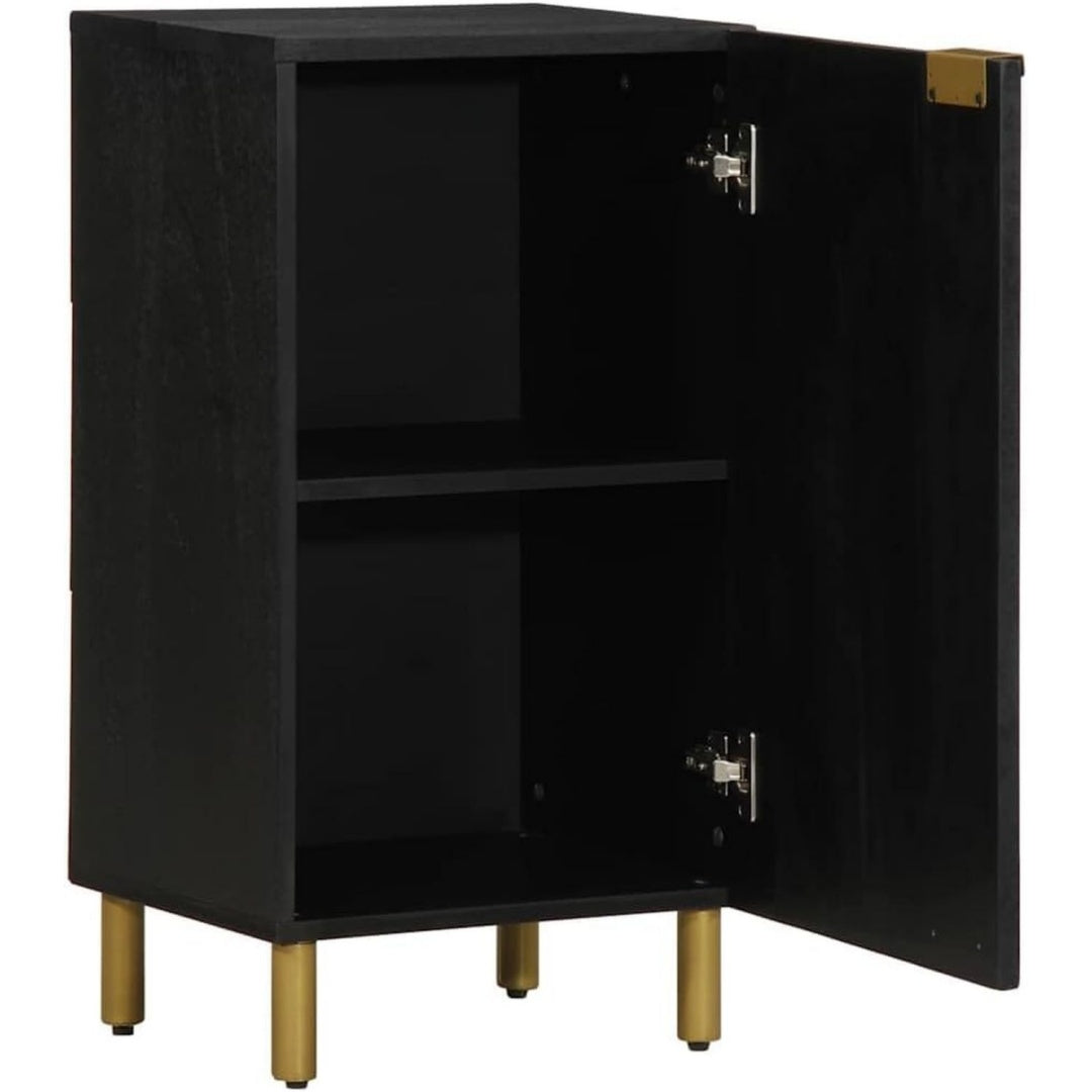Sideboard mit den Massen 40 x 33 x 75 cm in Schwarz